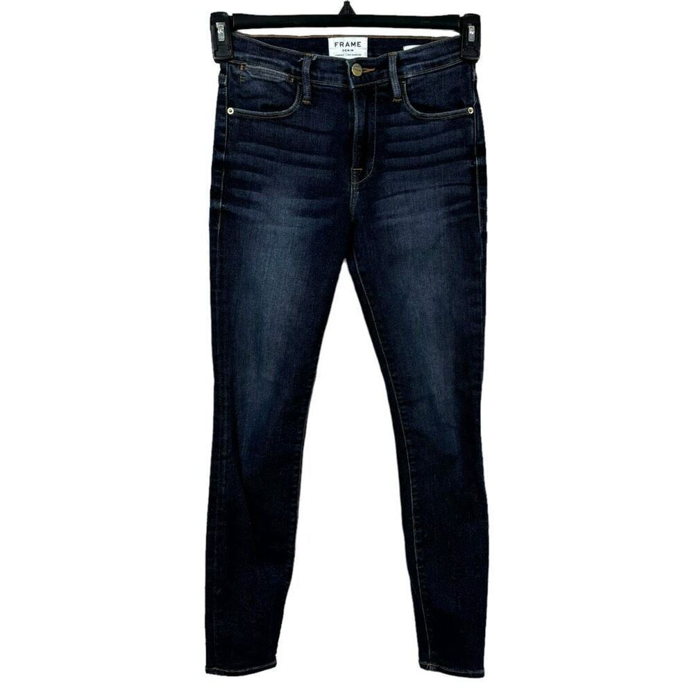 Women’s Frame Denim Jeans Dark Wash Le High Skinny Size25